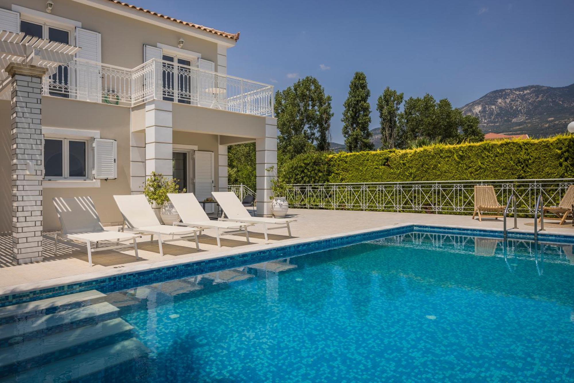 Sea View Villa Kefaloniaprivatevillas Karavados Bagian luar foto