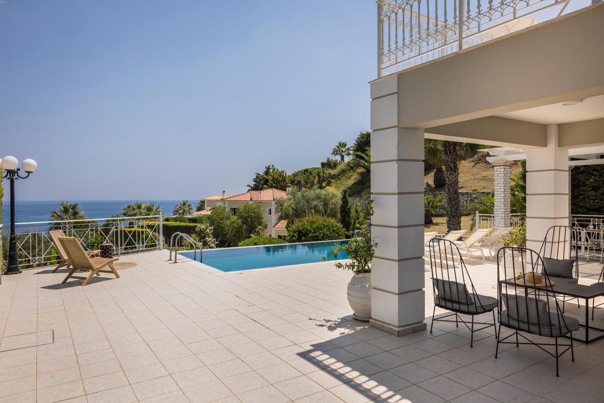 Sea View Villa Kefaloniaprivatevillas Karavados Bagian luar foto