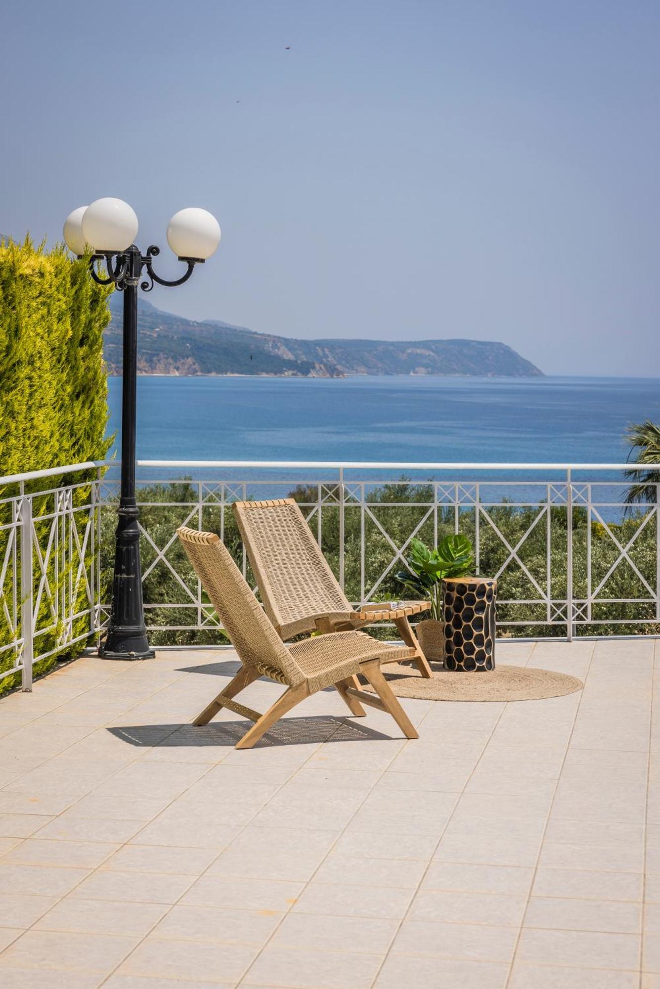 Sea View Villa Kefaloniaprivatevillas Karavados Bagian luar foto